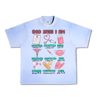 Grape Ice god says i am nurse Urban Heavy Tee - MaliasSmallBusiness