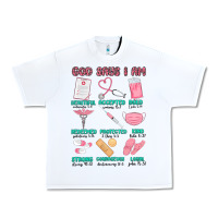 White god says i am nurse Urban Heavy Tee - MaliasSmallBusiness