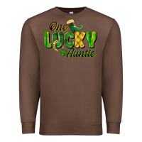 Chestnut One Lucky Auntie St. Patrick's Day Premium Sweatshirt - CowGirlArtShop