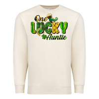 Sandshell One Lucky Auntie St. Patrick's Day Premium Sweatshirt - CowGirlArtShop