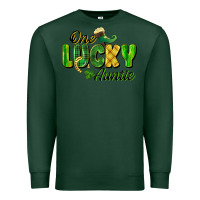 Sports Green One Lucky Auntie St. Patrick's Day Premium Sweatshirt - CowGirlArtShop