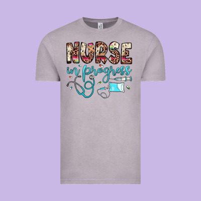 Nurse In Progress Vintage Tee Designed By Jahusdesignshop