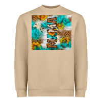 Mushroom mama leopard sunflower Heavyweight Sweatshirt - LillyAllenDesigns