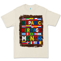 Hispanic Haritage Month Flags With Background Premium Tee | Teevron