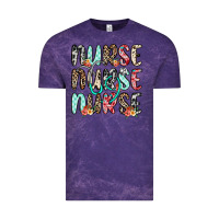 Cloud Purple nurse nurse nurse Vintage Tee - NancyCooperArtShop