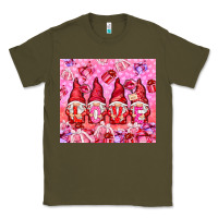 Army Green love gnomies with gift boxes Classic Tee - NancyCooperArtShop