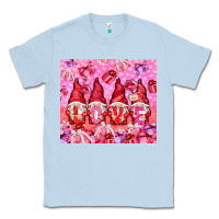 Dusty Blue love gnomies with gift boxes Classic Tee - NancyCooperArtShop