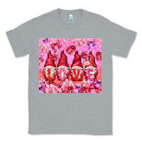 Heather Grey love gnomies with gift boxes Classic Tee - NancyCooperArtShop