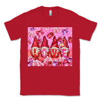 Red love gnomies with gift boxes Classic Tee - NancyCooperArtShop