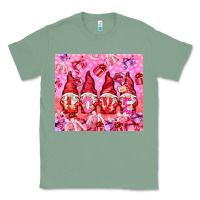 Sage love gnomies with gift boxes Classic Tee - NancyCooperArtShop