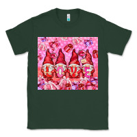 Sports Green love gnomies with gift boxes Classic Tee - NancyCooperArtShop