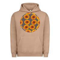 Pigment Burro african fabric pattern round earrings 4 Urban Hoodie - BundleAndBundleShop