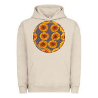 Pigment French Oak african fabric pattern round earrings 4 Urban Hoodie - BundleAndBundleShop