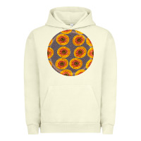 Pigment Pistachio african fabric pattern round earrings 4 Urban Hoodie - BundleAndBundleShop