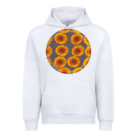 White african fabric pattern round earrings 4 Urban Hoodie - BundleAndBundleShop