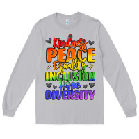 Moon Dust inspirational words in rainbow colors Long Sleeve Tee - LillyAllenDesigns