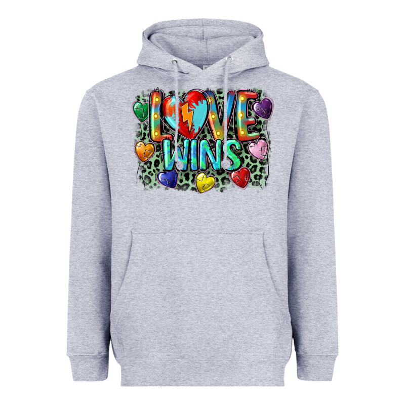 Love Wins Heavyweight Hoodie by CowGirlArtShop | Teevron