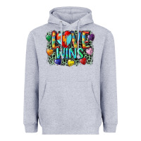 Heather Grey Love wins Heavyweight Hoodie - CowGirlArtShop