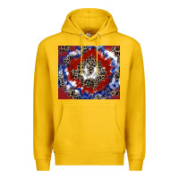 Lemon patriotic tie dye Premium Hoodie - CowGirlArtShop