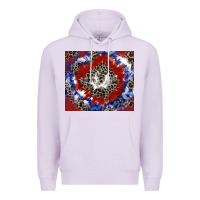 Lilac patriotic tie dye Premium Hoodie - CowGirlArtShop