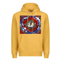 Mustard patriotic tie dye Premium Hoodie - CowGirlArtShop
