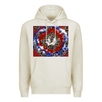 Oatmeal Heather patriotic tie dye Premium Hoodie - CowGirlArtShop