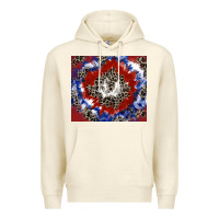 Sandshell patriotic tie dye Premium Hoodie - CowGirlArtShop