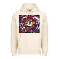 Tofu patriotic tie dye Premium Hoodie - CowGirlArtShop