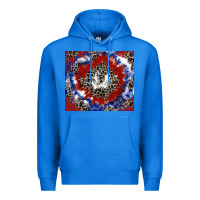 True Royal patriotic tie dye Premium Hoodie - CowGirlArtShop