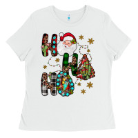 White ho ho ho Ladies Tee - JahusDesignShop