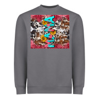 Storm mama cowhide  sunflowers Heavyweight Sweatshirt - LillyAllenDesigns