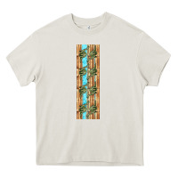 Cream dinosaur brontosaurus pen wrap Heavy Core Tee - Artiststas