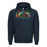 Navy christmas lights are my favorite Zipper Hoodie - texasbilliewilder