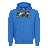 True Royal christmas lights are my favorite Zipper Hoodie - texasbilliewilder