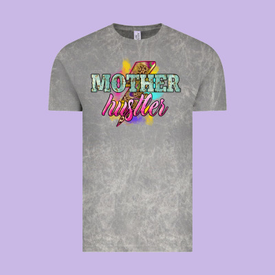 Mother Hustler Lightning Bolt Vintage Tee Designed By Nancycooperartshop
