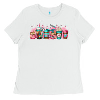 White nurse fuel coffee cup Ladies Tee - Jasminsmagicworld
