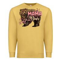 Antique Gold Mama bear mother's day Premium Sweatshirt - HowdyJamesFarm
