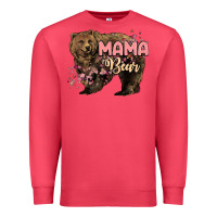 Cardinal Mama bear mother's day Premium Sweatshirt - HowdyJamesFarm