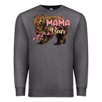 Charcoal Heather Mama bear mother's day Premium Sweatshirt - HowdyJamesFarm