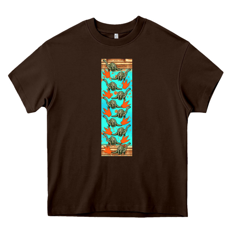 Dinosaur Brontosaurus Pen Wrap Heavy Core Tee by Artiststas | Teevron