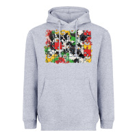 Heather Grey Autism background Heavyweight Hoodie - CowGirlArtShop