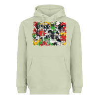 Matcha Autism background Heavyweight Hoodie - CowGirlArtShop