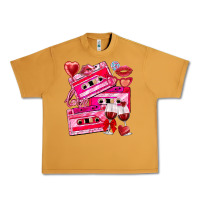 Peanut Butter valentines day cassette Urban Heavy Tee - NancyCooperArtShop
