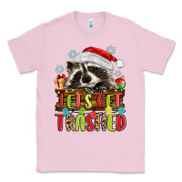 Bubblegum Pink lets get trashed with raccoon Classic Tee - MaliasSmallBusiness