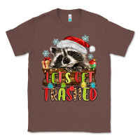 Chestnut lets get trashed with raccoon Classic Tee - MaliasSmallBusiness