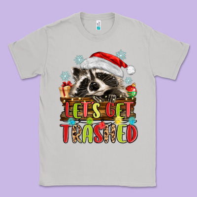Lets Get Trashed With Raccoon Classic Tee Designed By Maliassmallbusiness