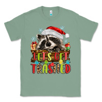 Sage lets get trashed with raccoon Classic Tee - MaliasSmallBusiness
