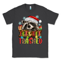 Smoke lets get trashed with raccoon Classic Tee - MaliasSmallBusiness