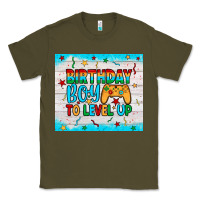 Army Green birthday boy to level up Classic Tee - JahusDesignShop