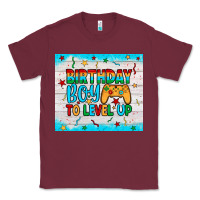 Burgundy birthday boy to level up Classic Tee - JahusDesignShop